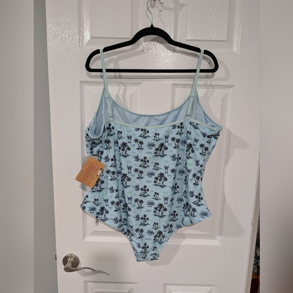 NWT Disney Store Blue Stitch Swimsuit for Women in Size 2X - Picture 8 of 13